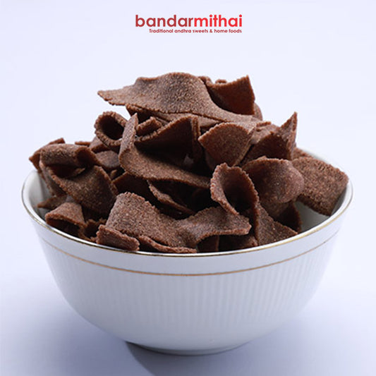 Ragi Ribbon Pakoda - Bandar Mithai (Andhra Home Foods)