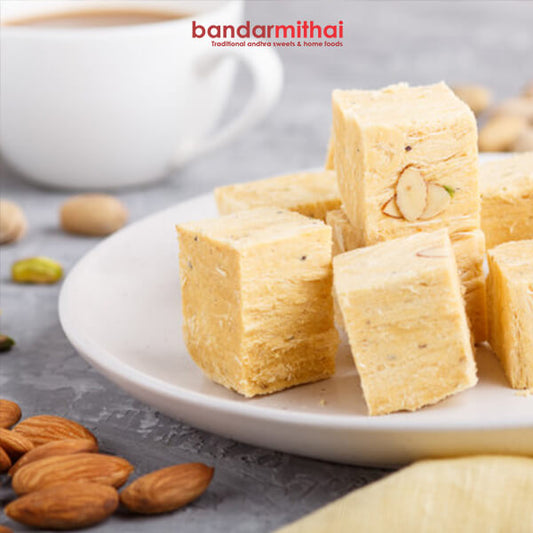 Ghee Soan papdi - Bandar Mithai (Andhra Home Foods)