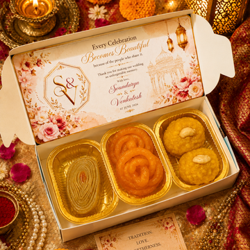 Precious Moments Box (Madata Kaja + Chitti Jangree + Laddu) - Delivery Charges Not Included ⚠️