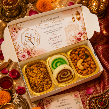 Pure Joy Collection (Mixture + Pista Kova Roll + Chocolate Kova Roll + Kara Boondi) - Delivery Charges Not Included ⚠️