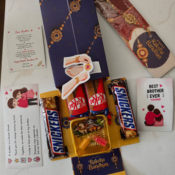 Hand Made Rakhi Gift Box For Brother - Moving Hands