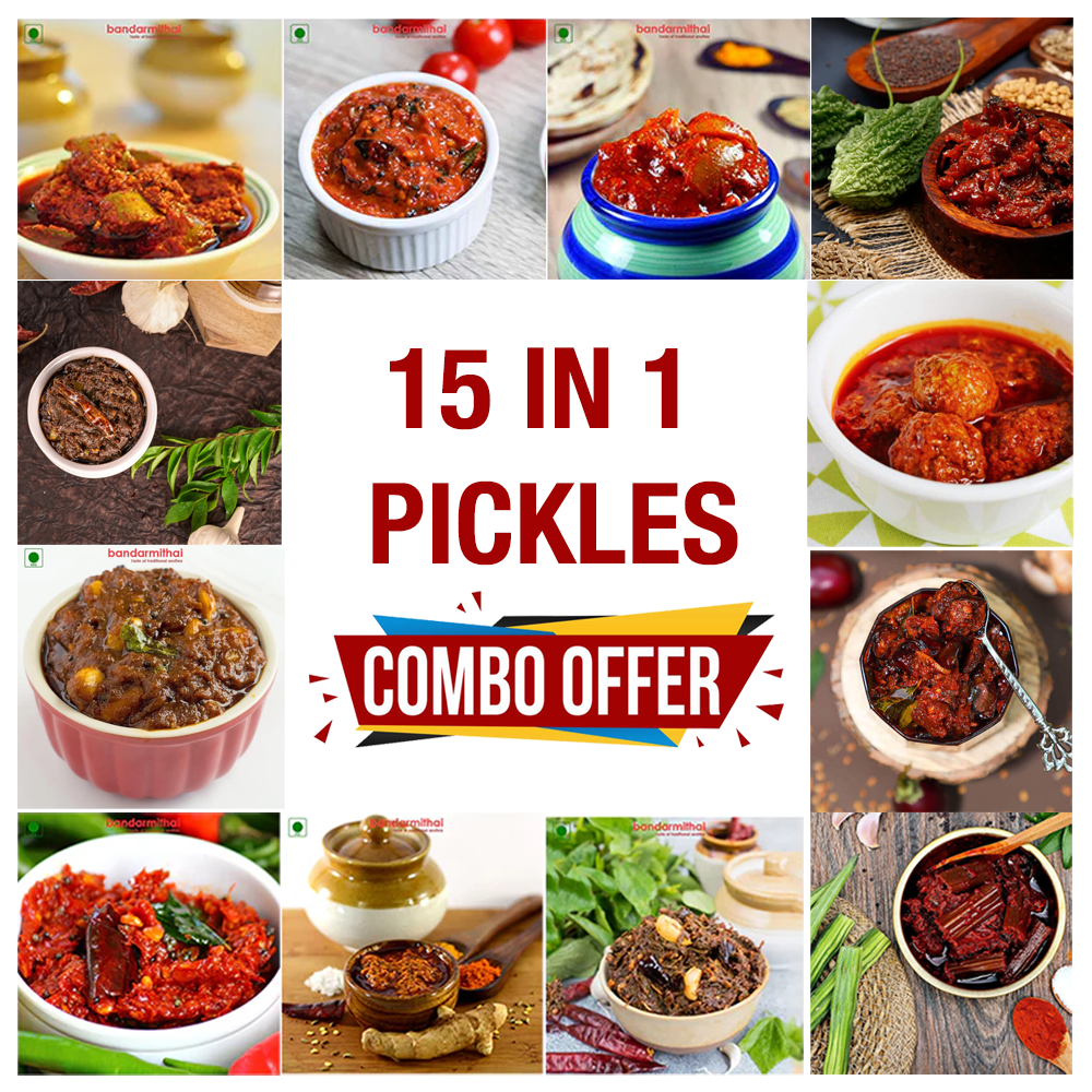 15 Varities of Pickles Combo (15 Varities X 250 G)