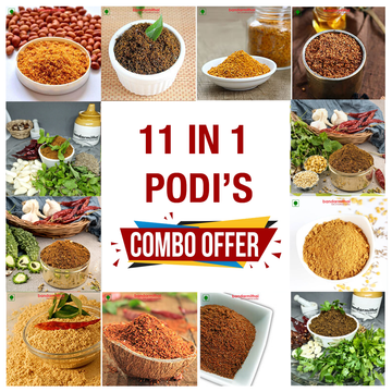 11 Varities of Podi's Combo (11 Varities X 200 G)