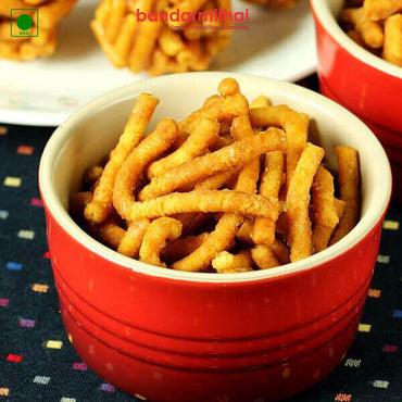 Bellam Kommulu / Sweet Murukku - Bandar Mithai (Andhra Home Foods)