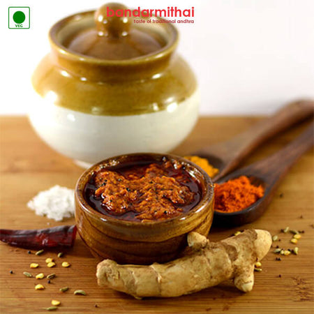 Ginger Pickle / Allam Pachadi - Bandar Mithai (Andhra Home Foods)