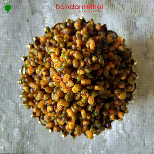 Fried Pesalu / Green Moong - Bandar Mithai (Andhra Home Foods)